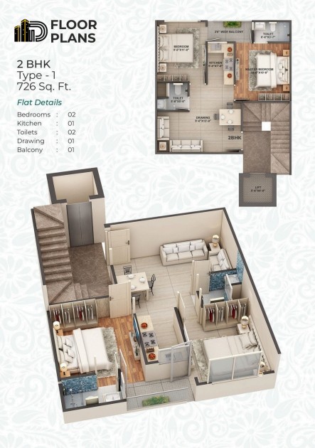 Daimios Smart Homes 2 BHK